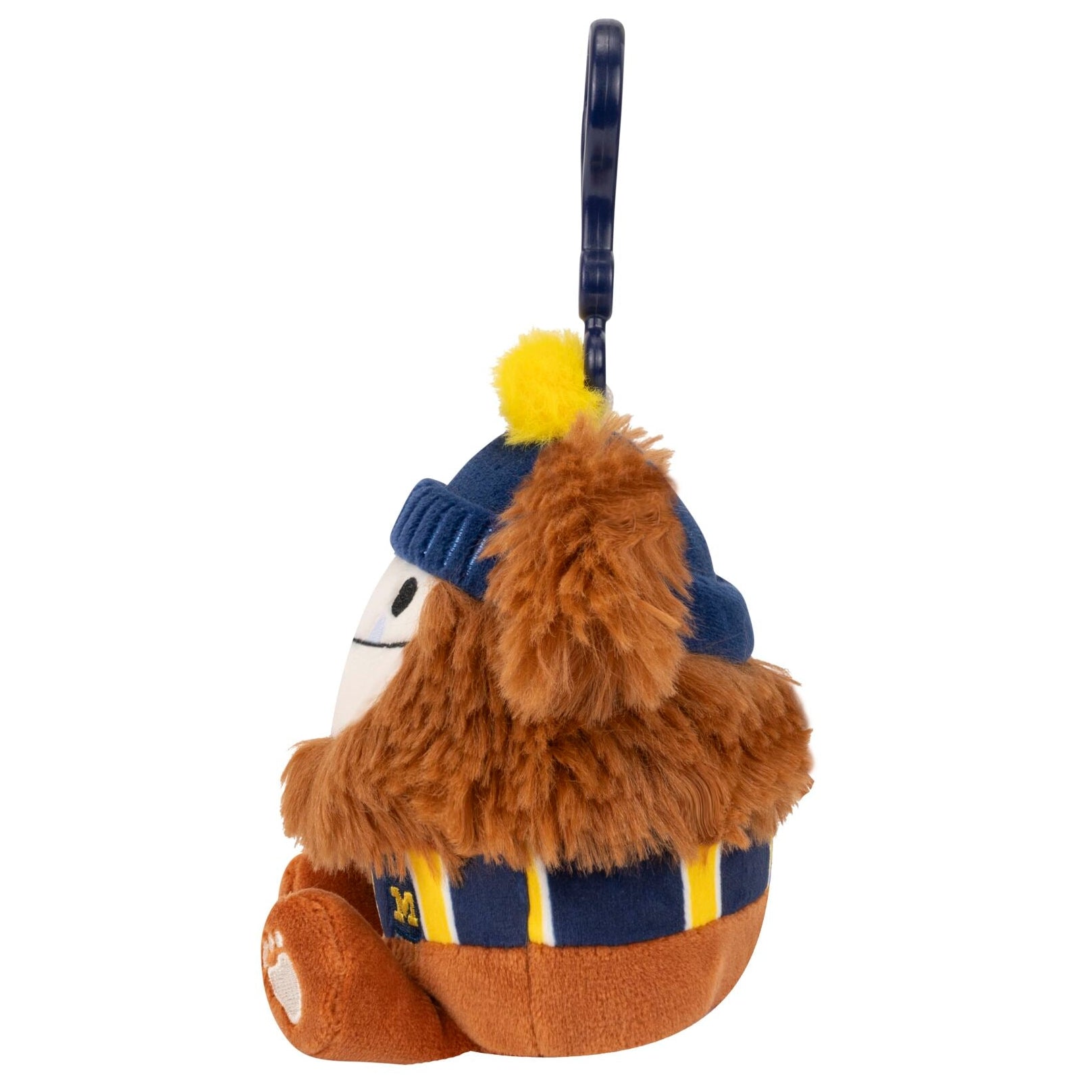 University of Michigan 3.5-Inch Benny the Bigfoot Plush Clip - Image 4