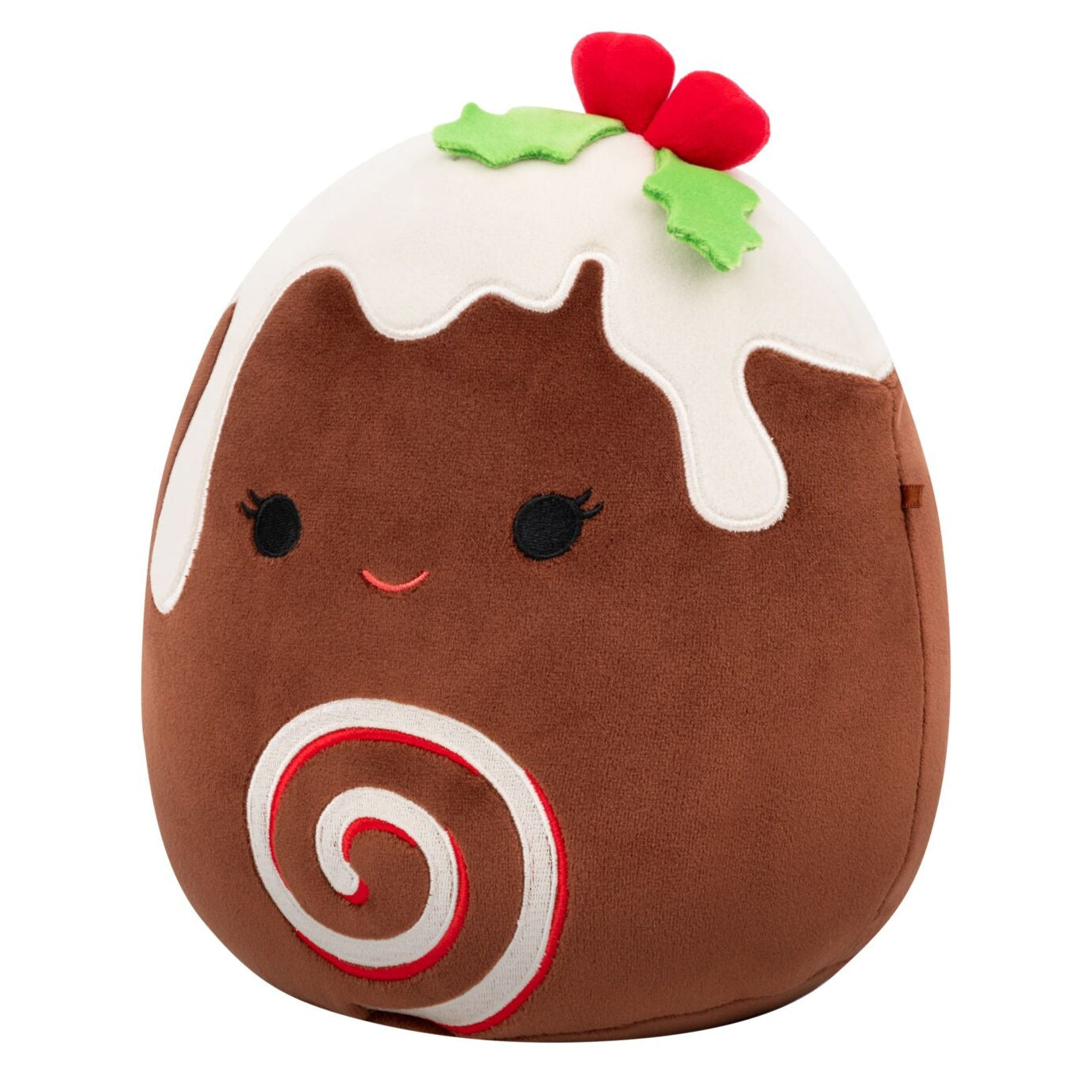 8-Inch Fleur the Yule Log with Holly - Image 2