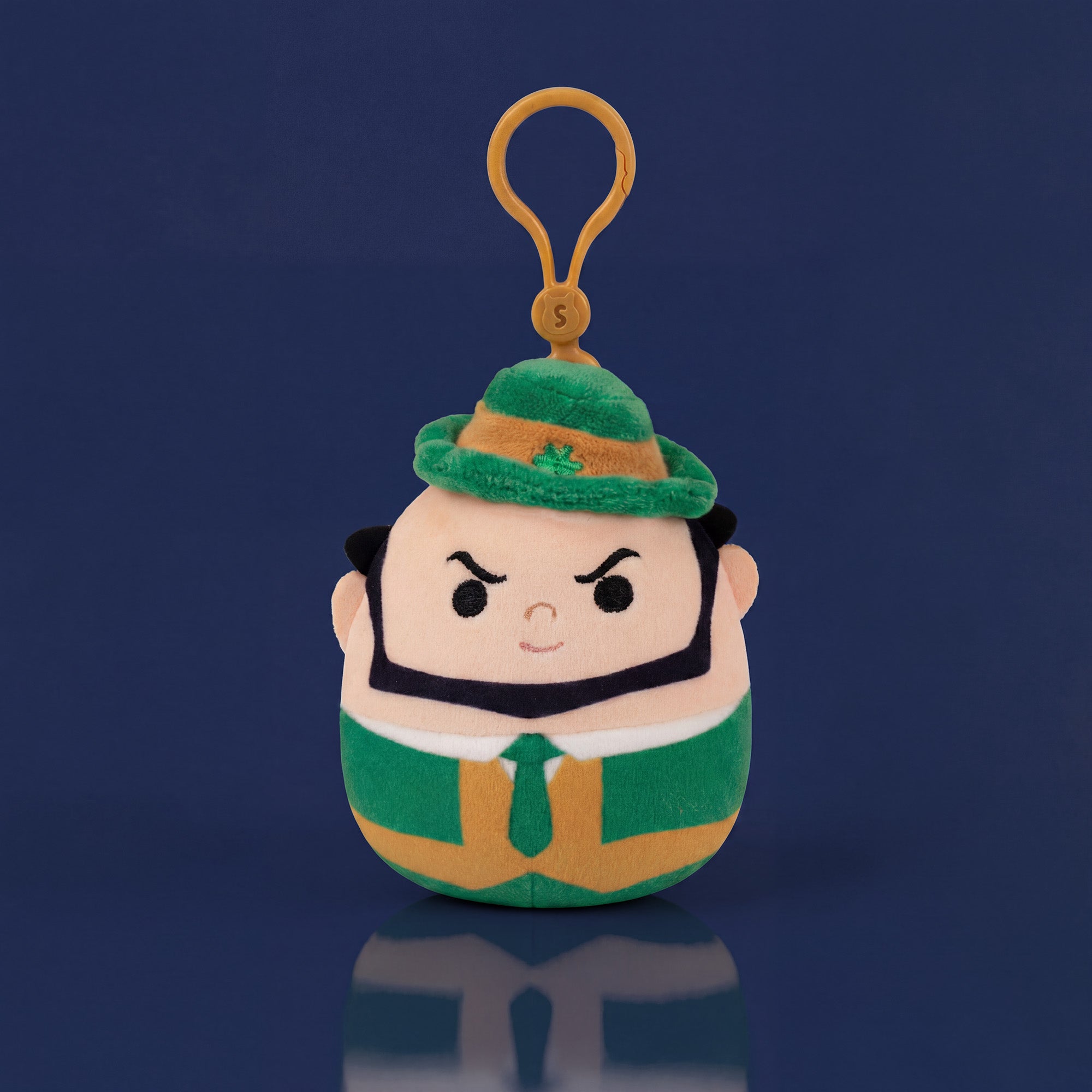 Notre Dame 3.5-Inch Leprechaun Plush Clip - Image 2