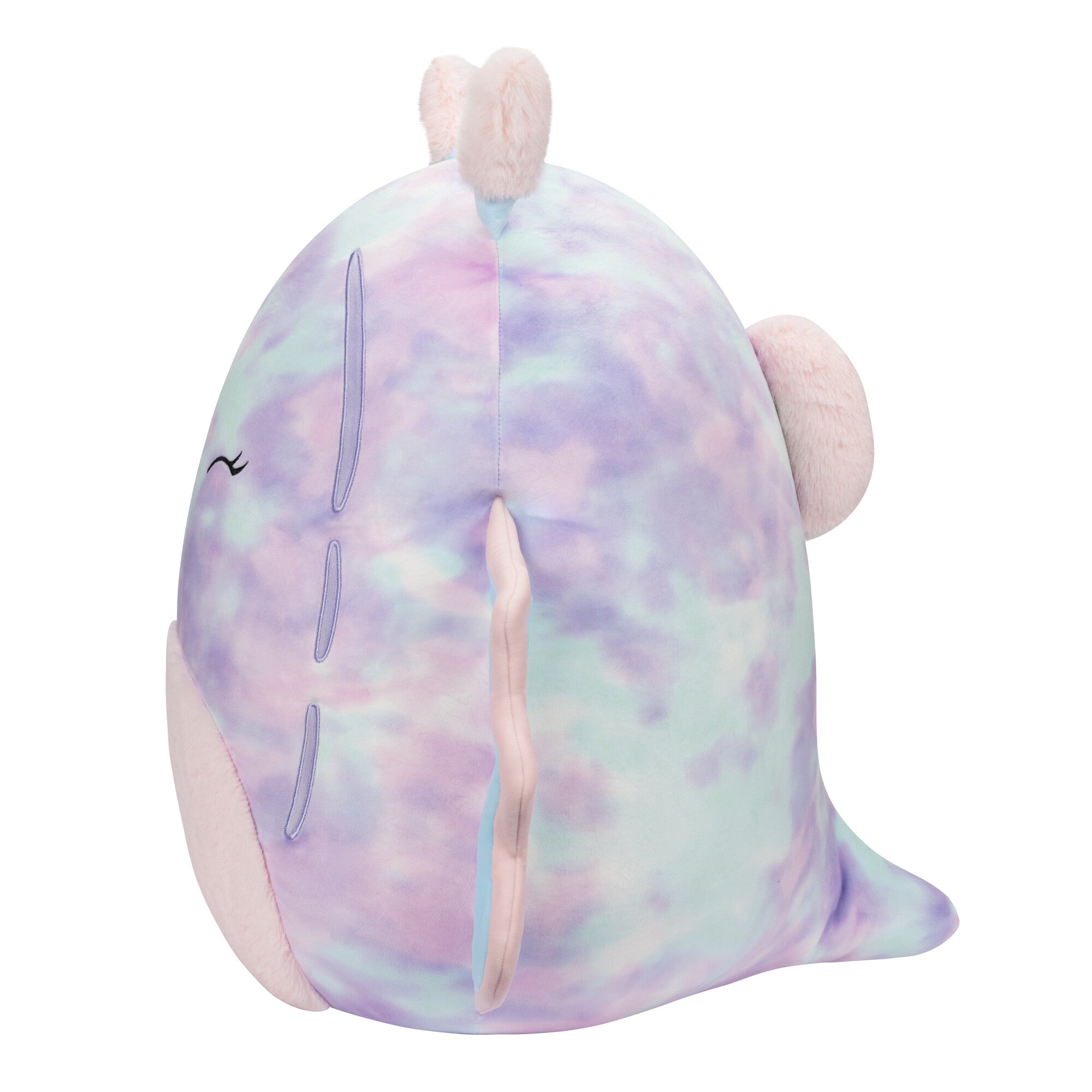 14-Inch Dottie Pink and Blue Tie-Dye Sea Slug - Image 3