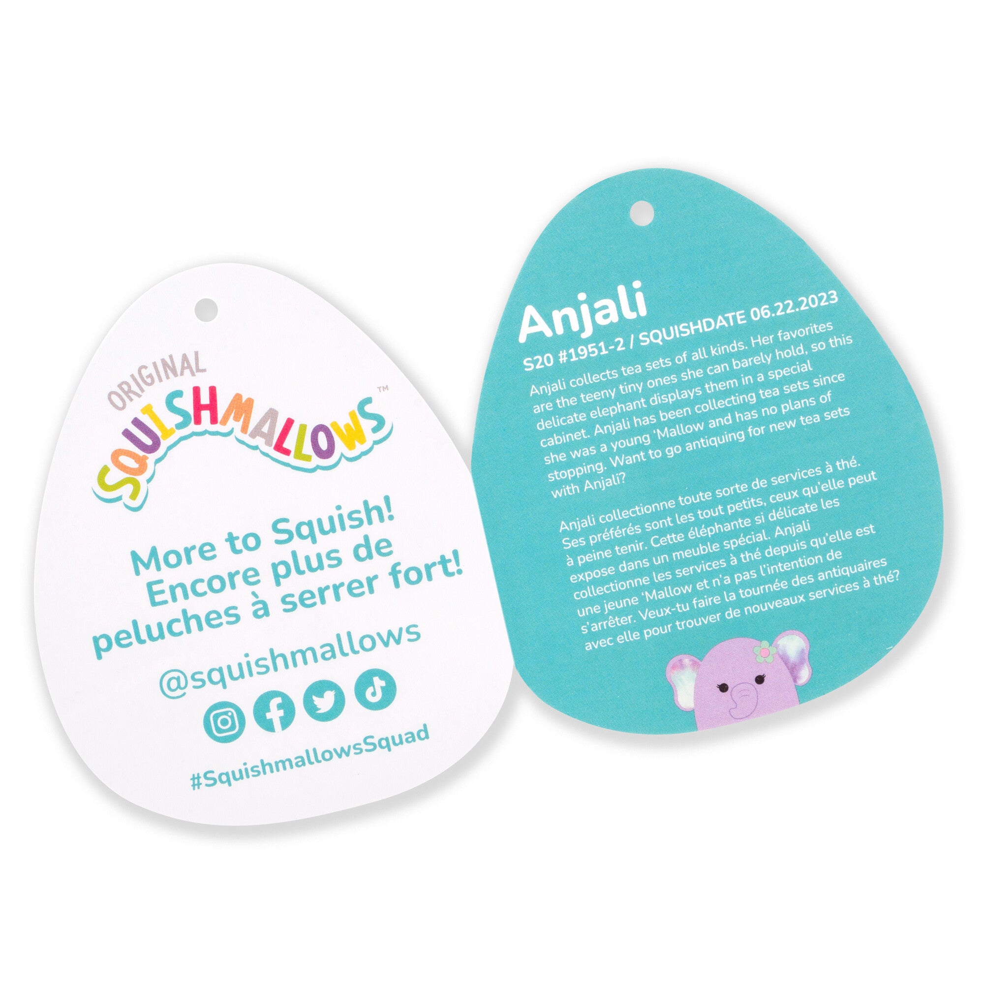 20-Inch Anjali the Purple Elephant - Image 6