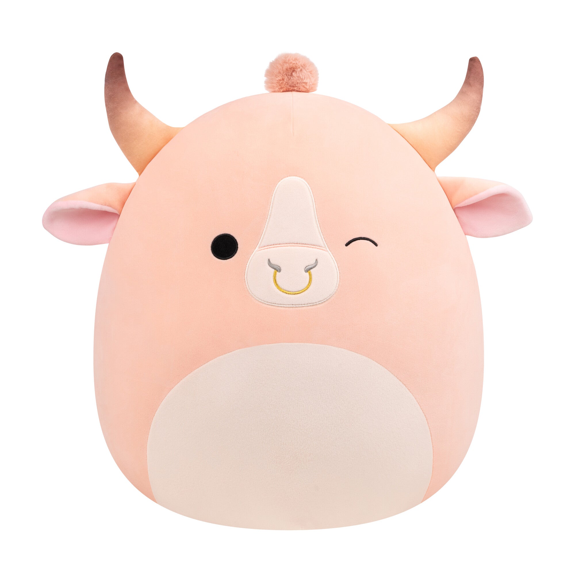 20-Inch Howland the Peach Brahman Bull