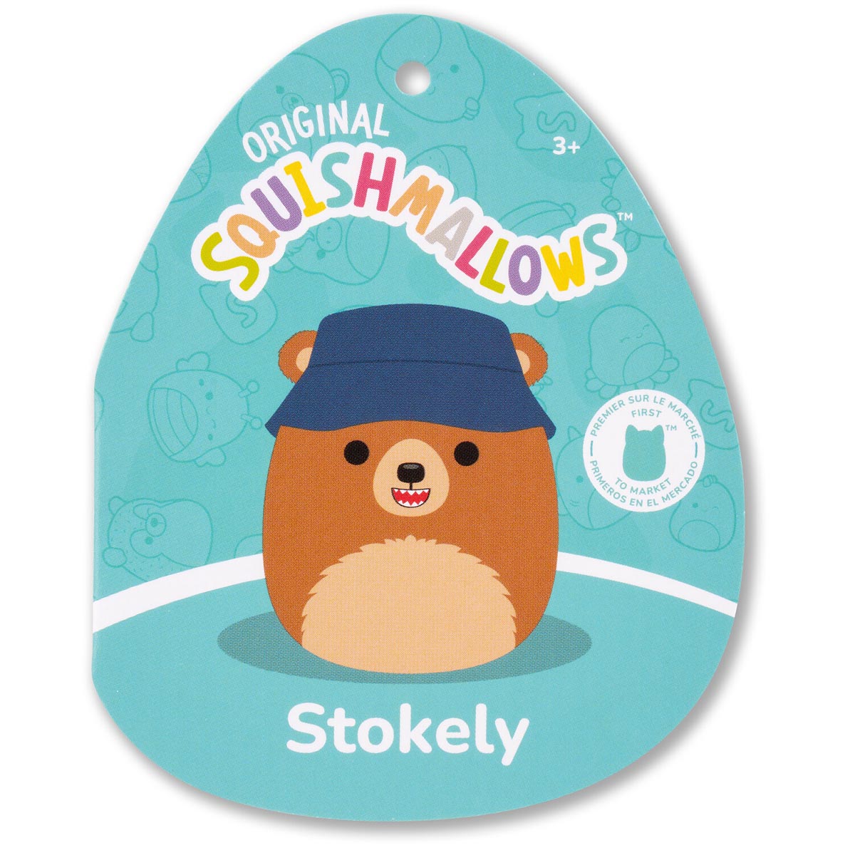 12-Inch Stokely the Brown Kodiak Bear with Bucket Hat - Image 5
