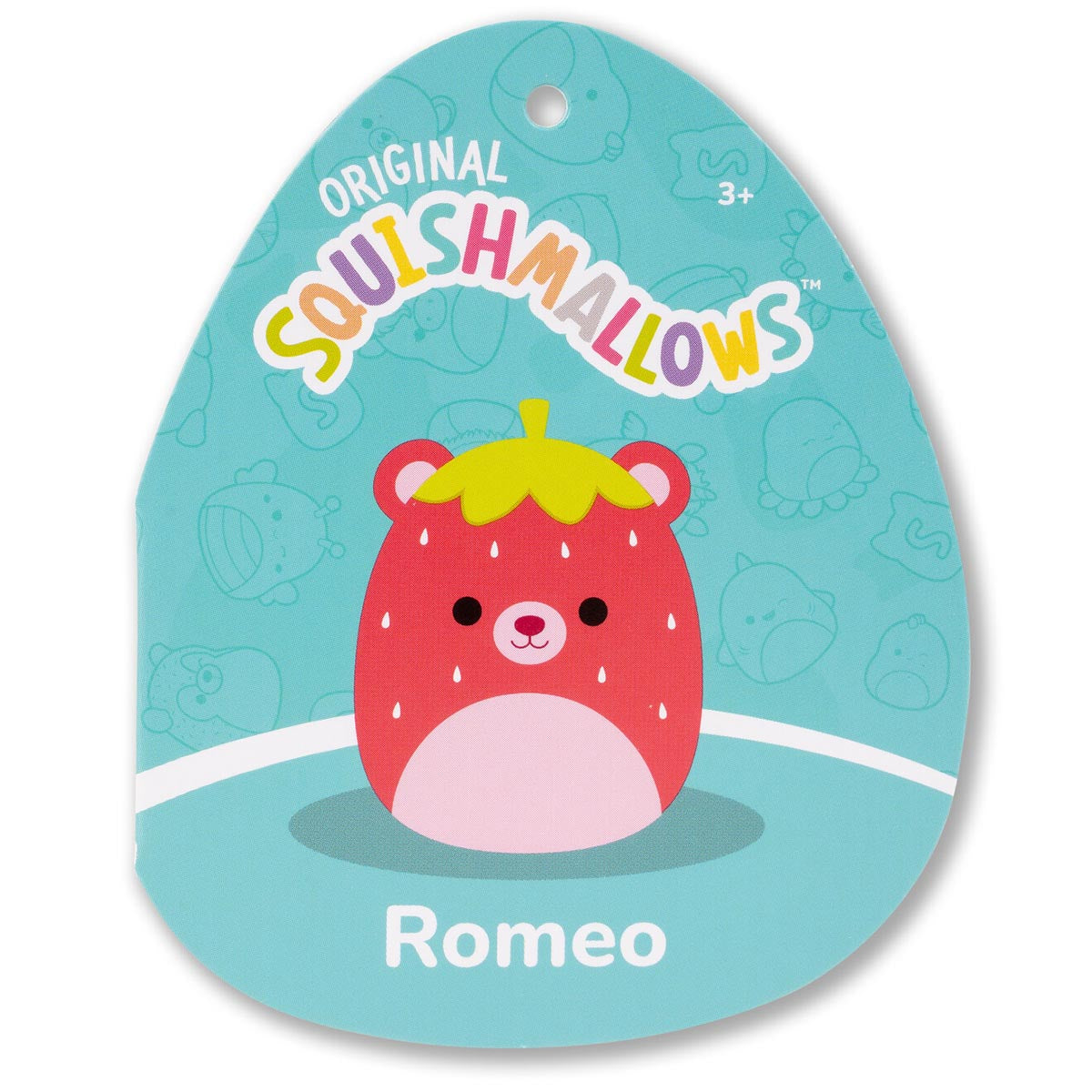 8-Inch Romeo the Red Strawberry Bear - Image 5