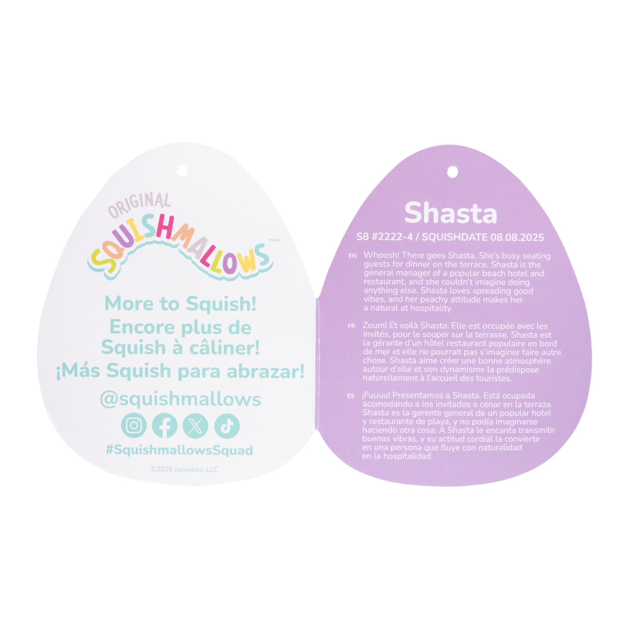 8-Inch Shasta the Peach Bigfoot Holding Teacup - Image 6