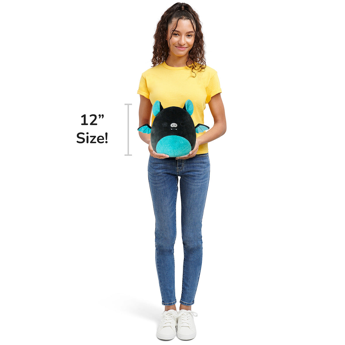 12-Inch Aldous the Black and Teal Fruit Bat - Image 7