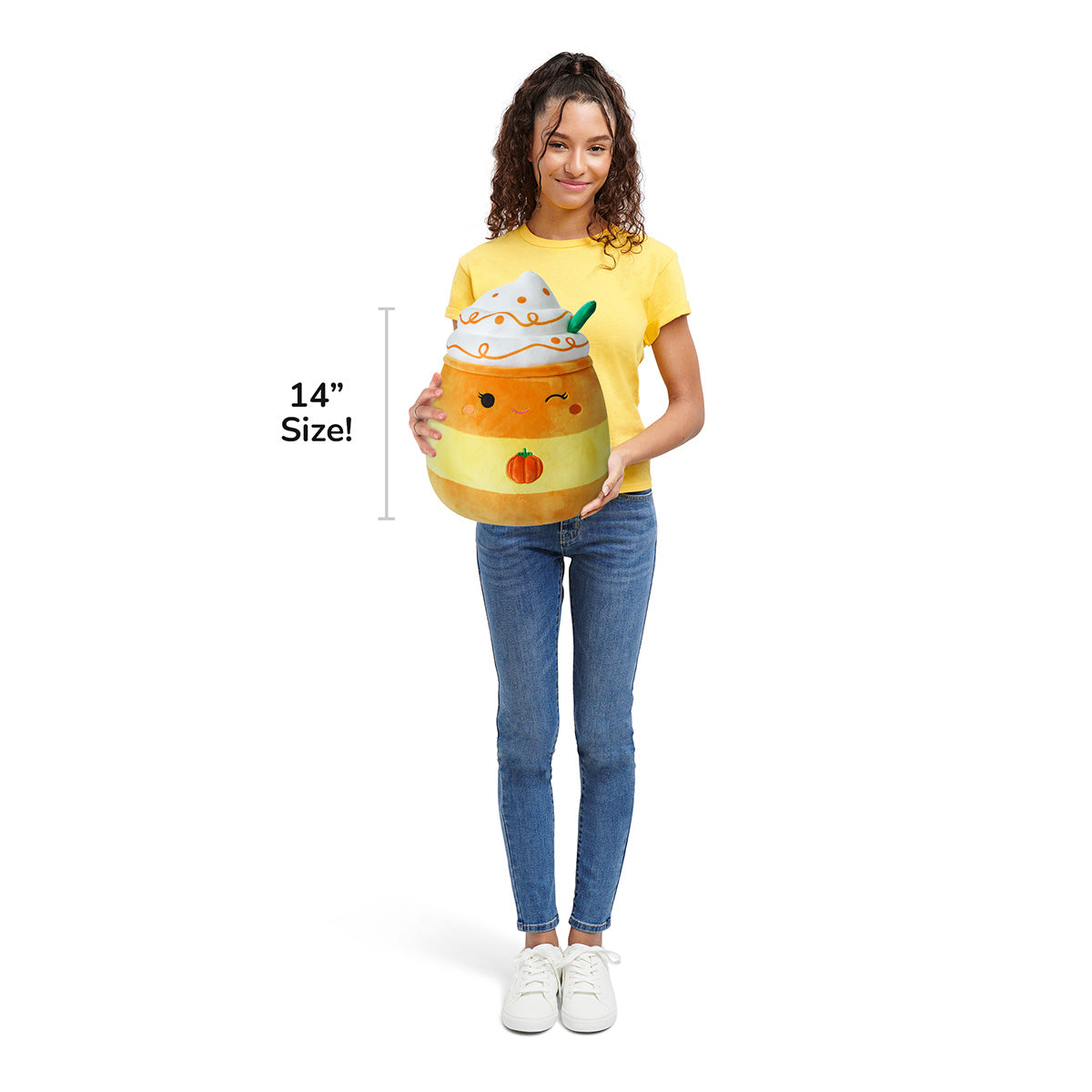14-Inch Delindy the Orange Pumpkin Spice Latte - Image 5